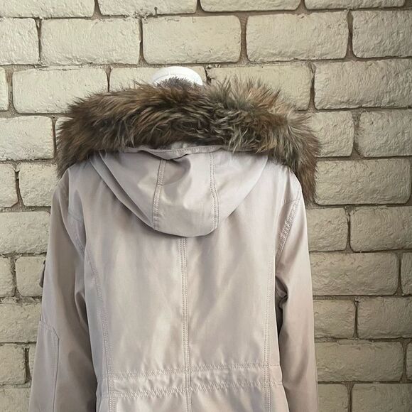 1 Madison Expedition Women's Beige Parka Coat size XL - Picture 5 of 11